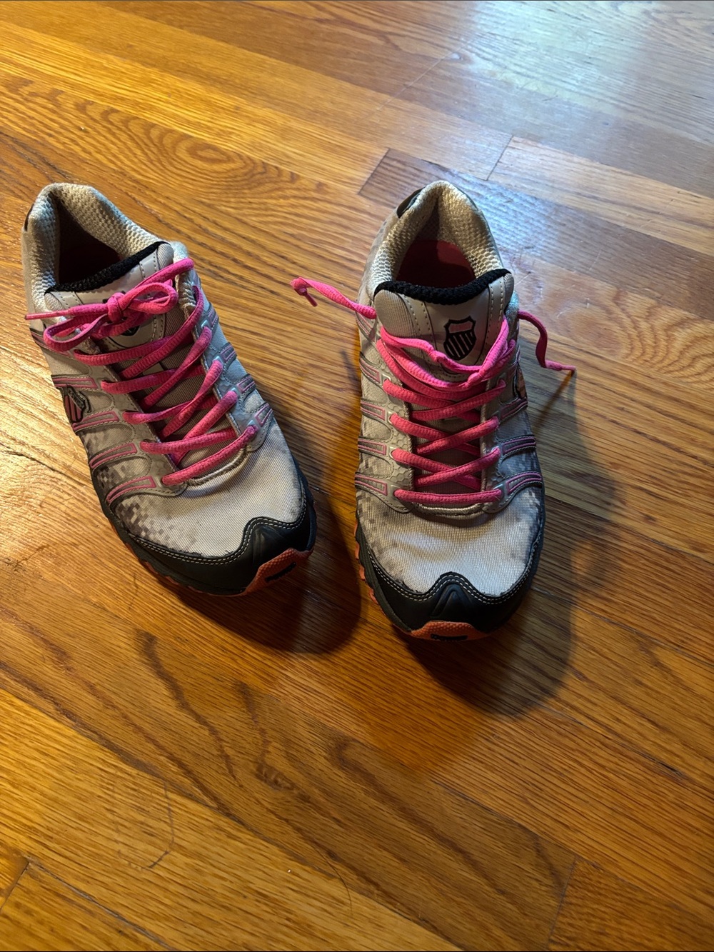 K-Swiss Women’s Athletic Sneakers in Pink and Gray